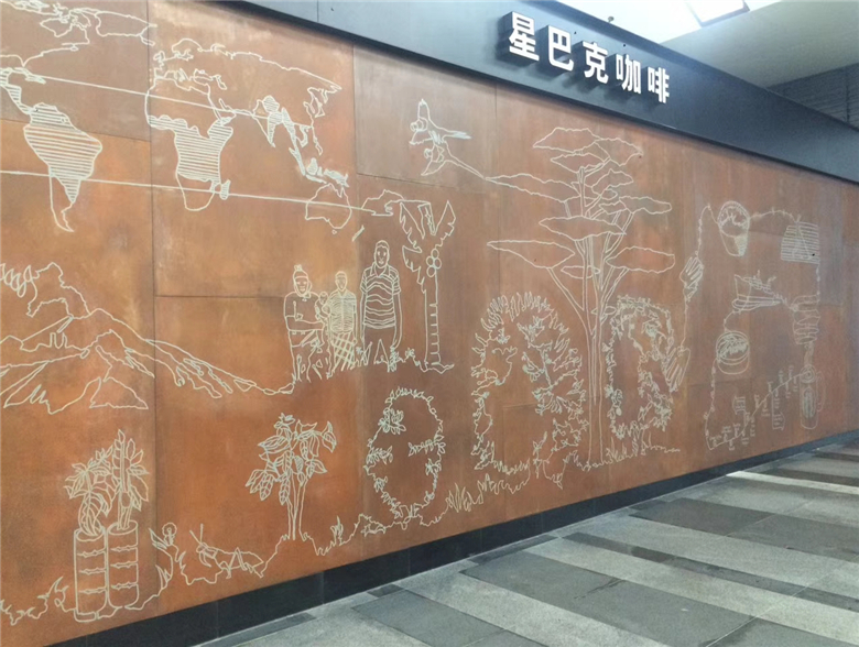 西青耐候钢幕墙